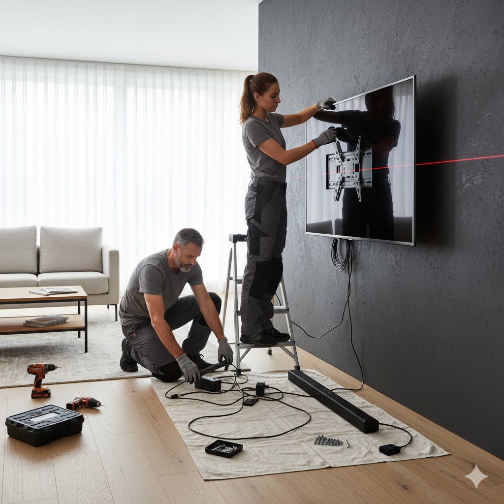 טלוויזיה כולל התקנה