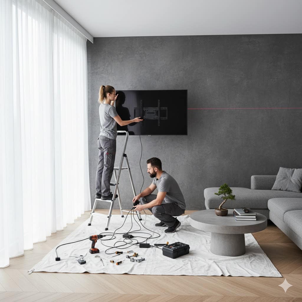 טלוויזיה כולל התקנה