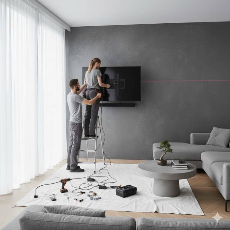 התקנת מתקן לטלוויזיה