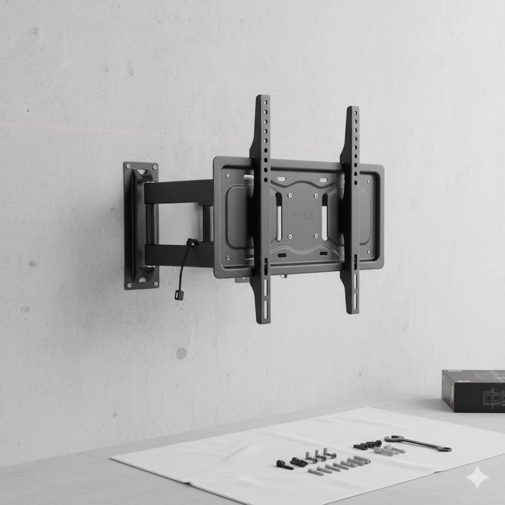 התקנת מתקן תלייה לטלויזיה 